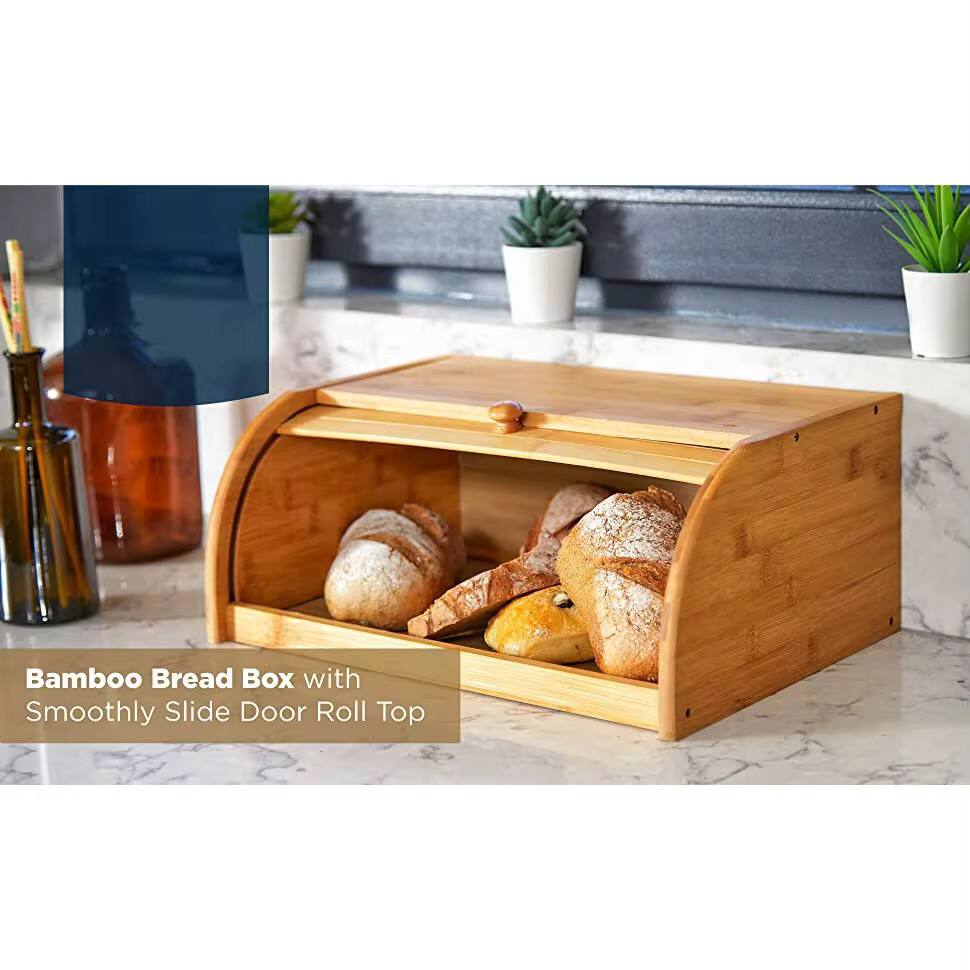 Big size Bamboo bread bin.