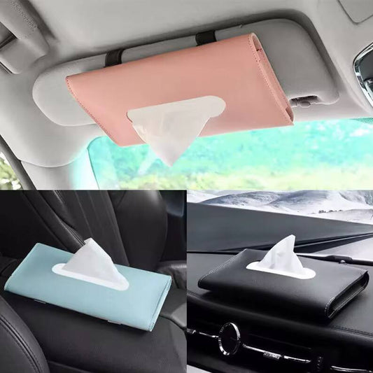 Car visor tissue Holder.
