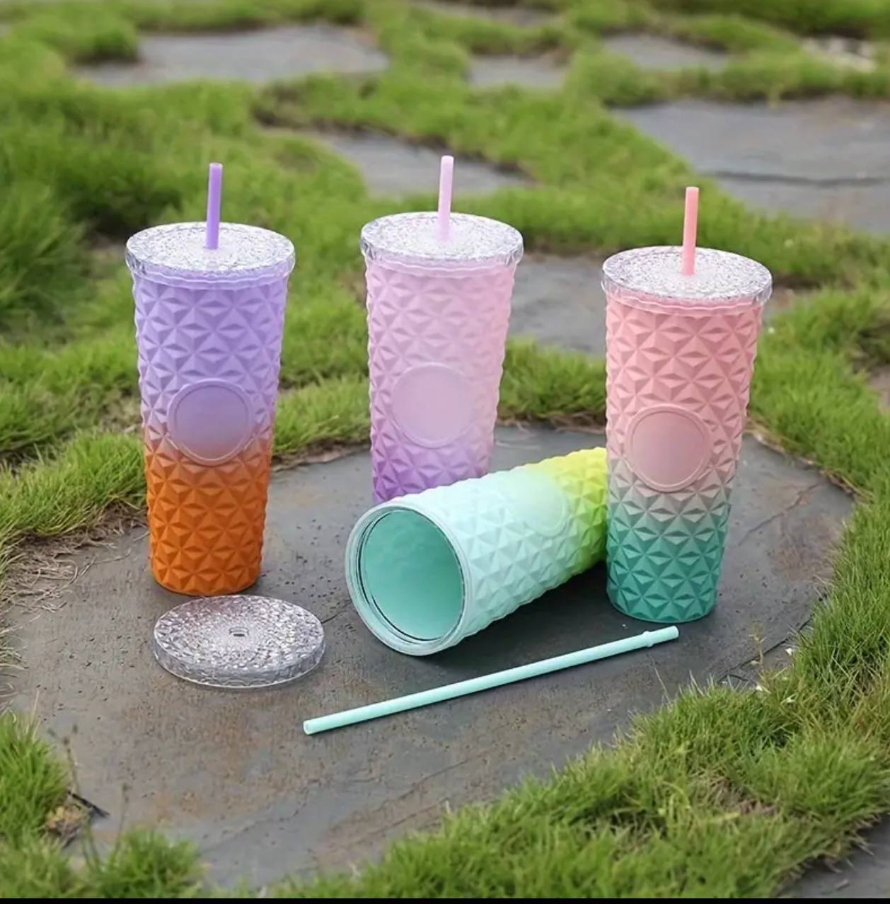 Double walled coloured acrylic Water / Juice  Tumbler
