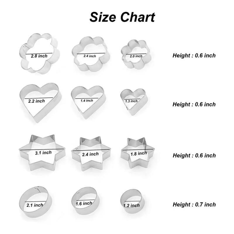 Metallic cookie cutter.