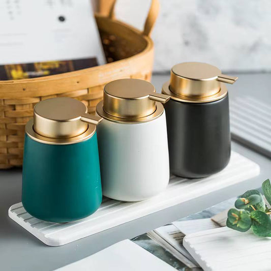 Nordic marble pattern Soap dispenser