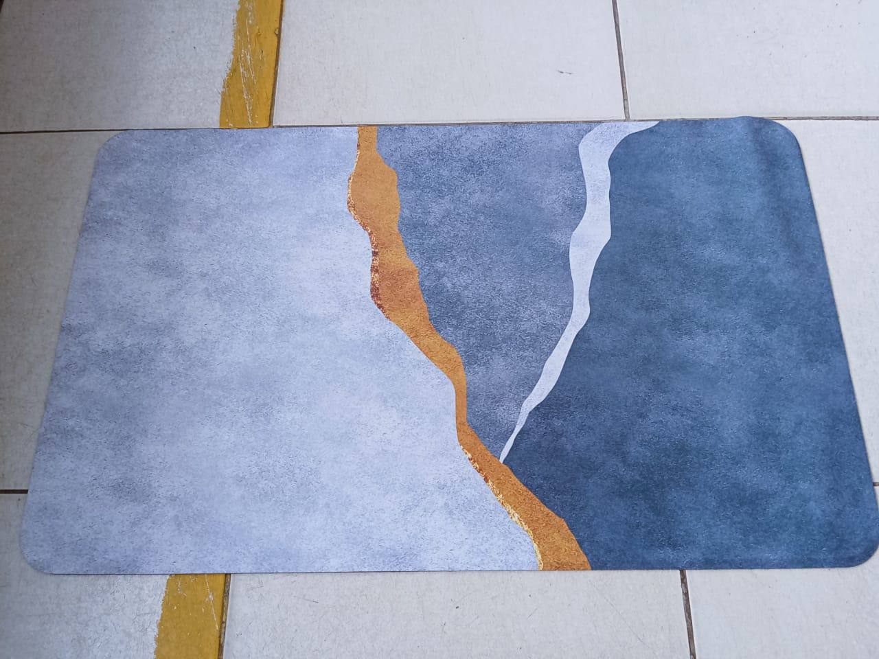 Rubber absorbent mats