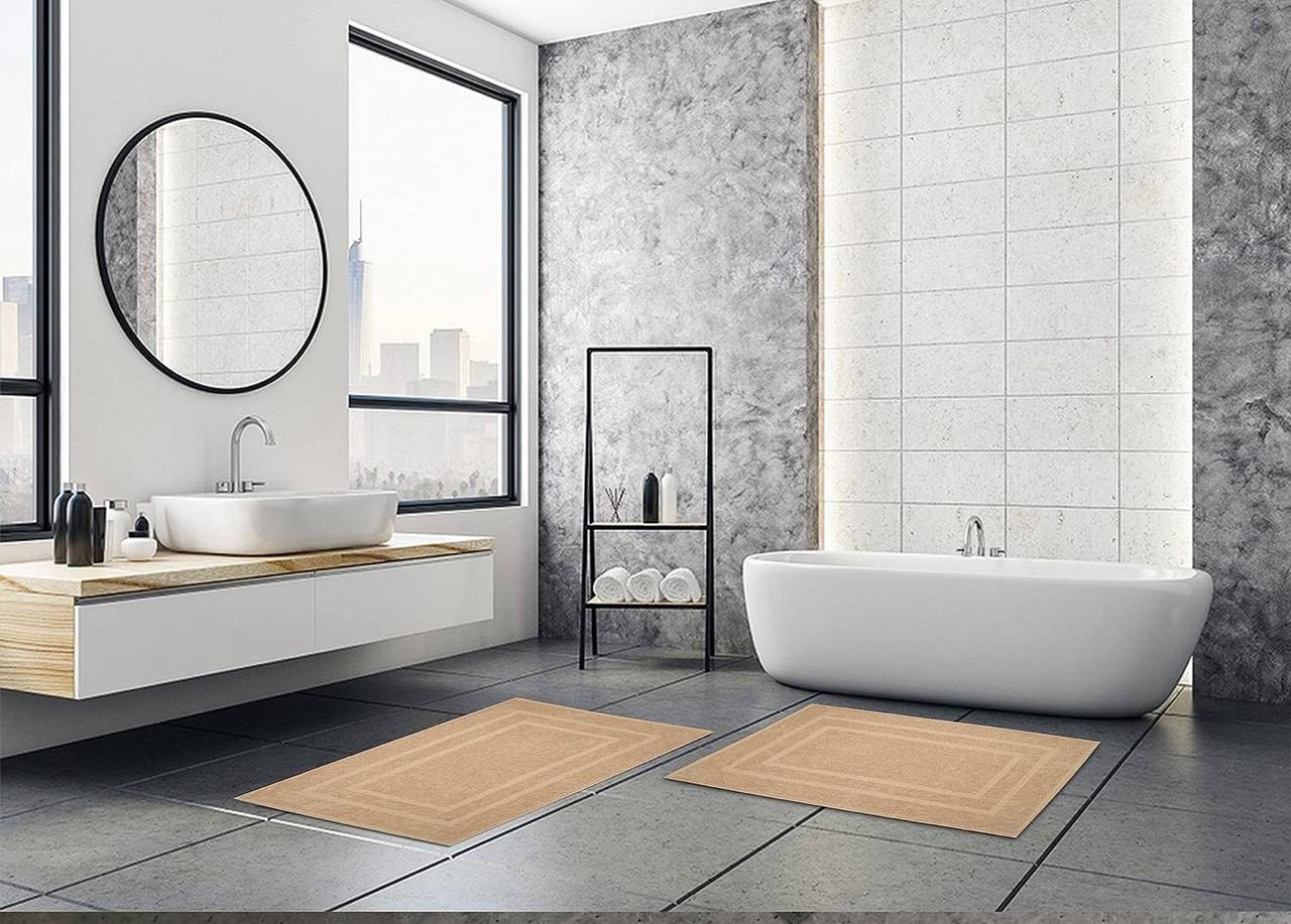 Luxurious cotton Bathroom mats