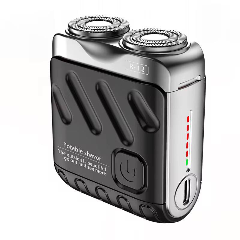 Portable rechargeable High power Duo ring magnetic blade mini shaver YR-188 .