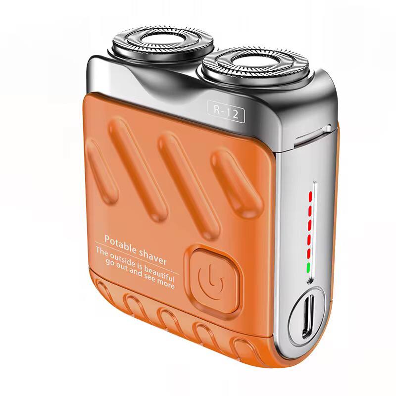 Portable rechargeable High power Duo ring magnetic blade mini shaver YR-188 .