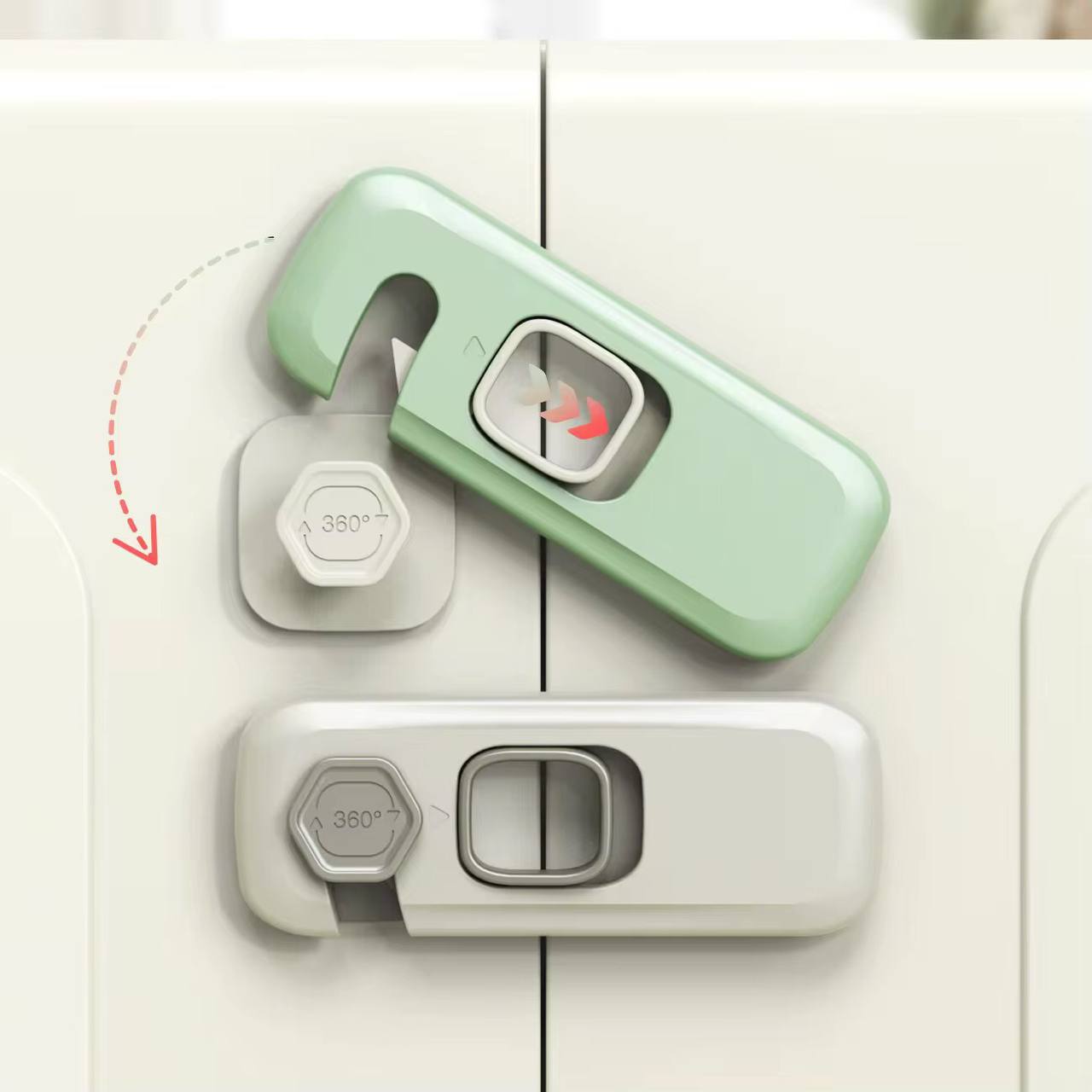 Adhesive Child safety lock