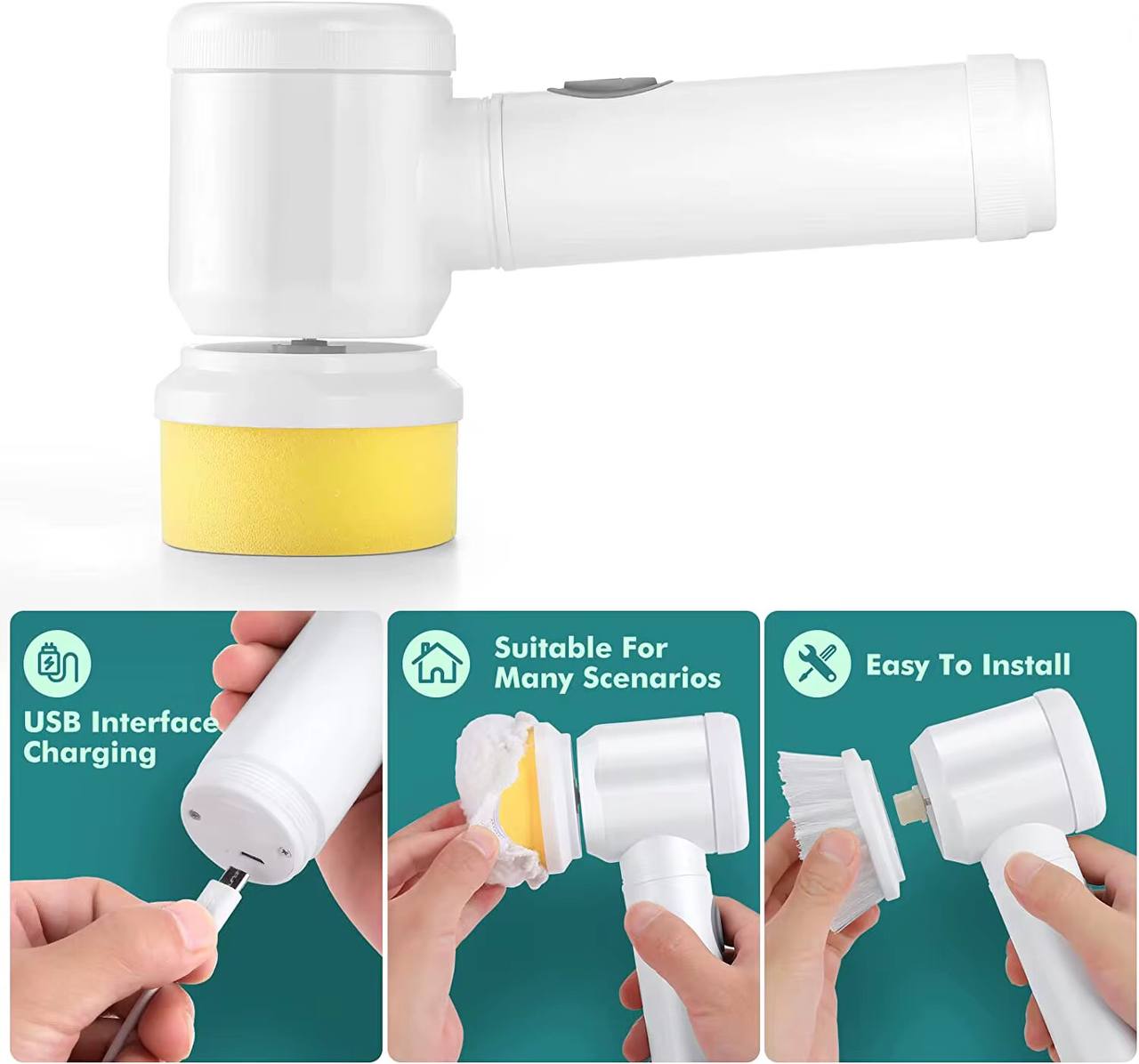 USB Rechargable magic brush .