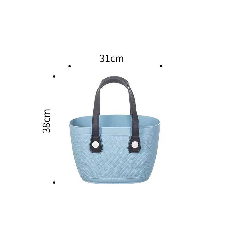 Portable handheld grocery storage basket
