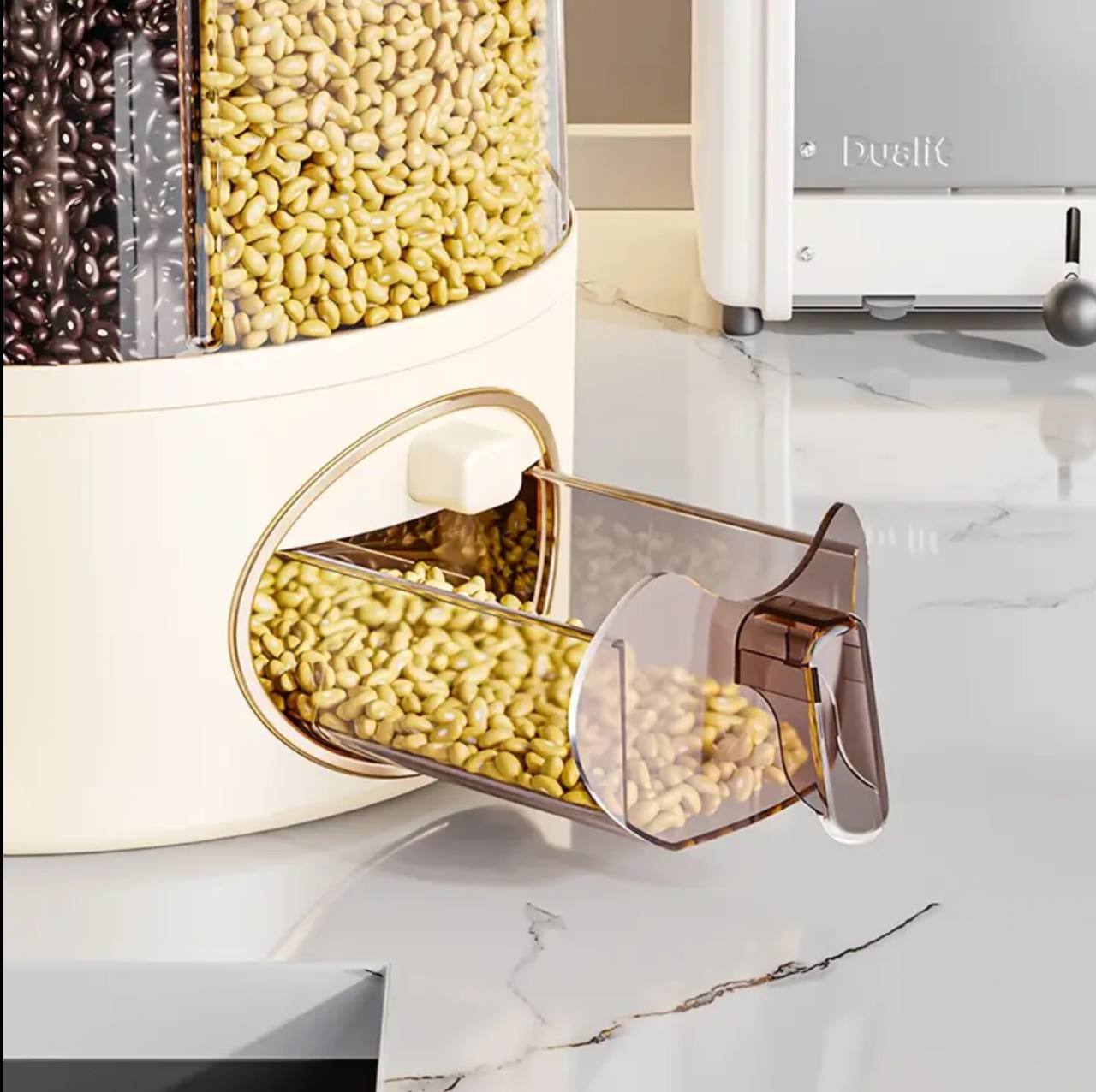 6 compartment cereal dispenser