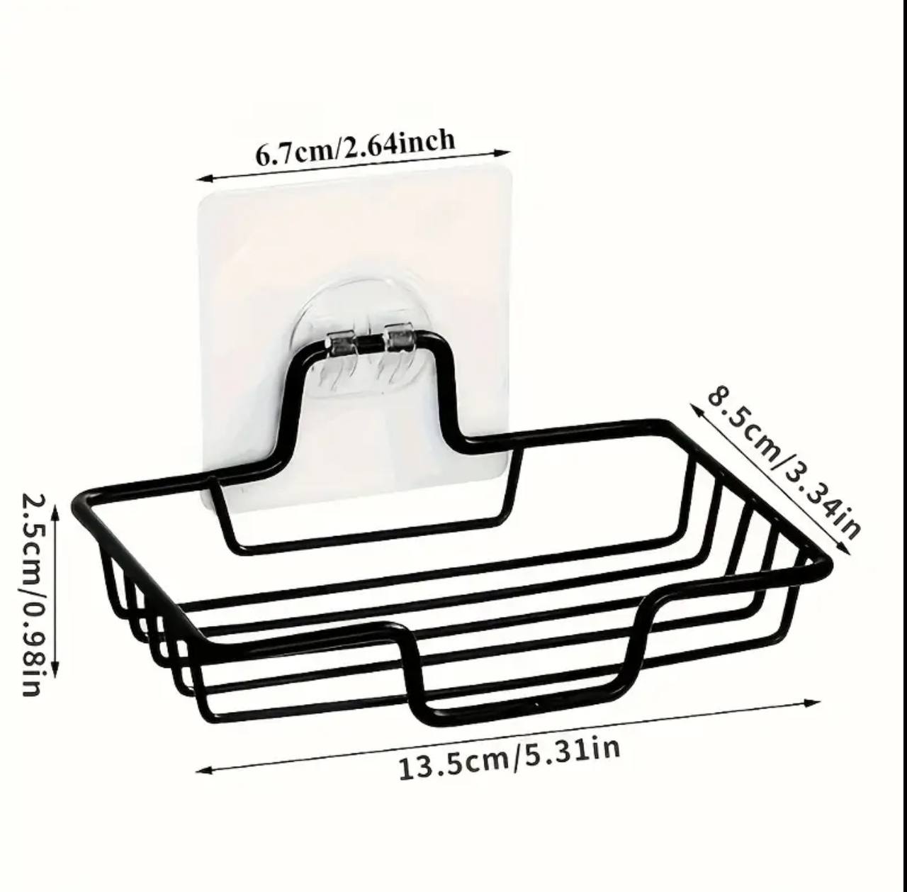 Stainless steel soap dish