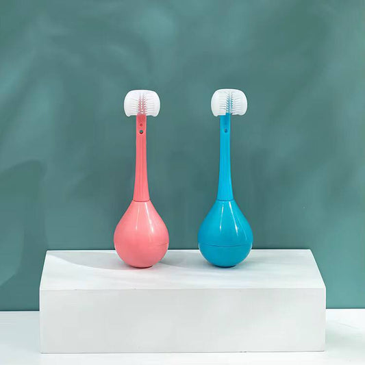 LOVELY THREE-SIDED KIDS TOOTHBRUSH.