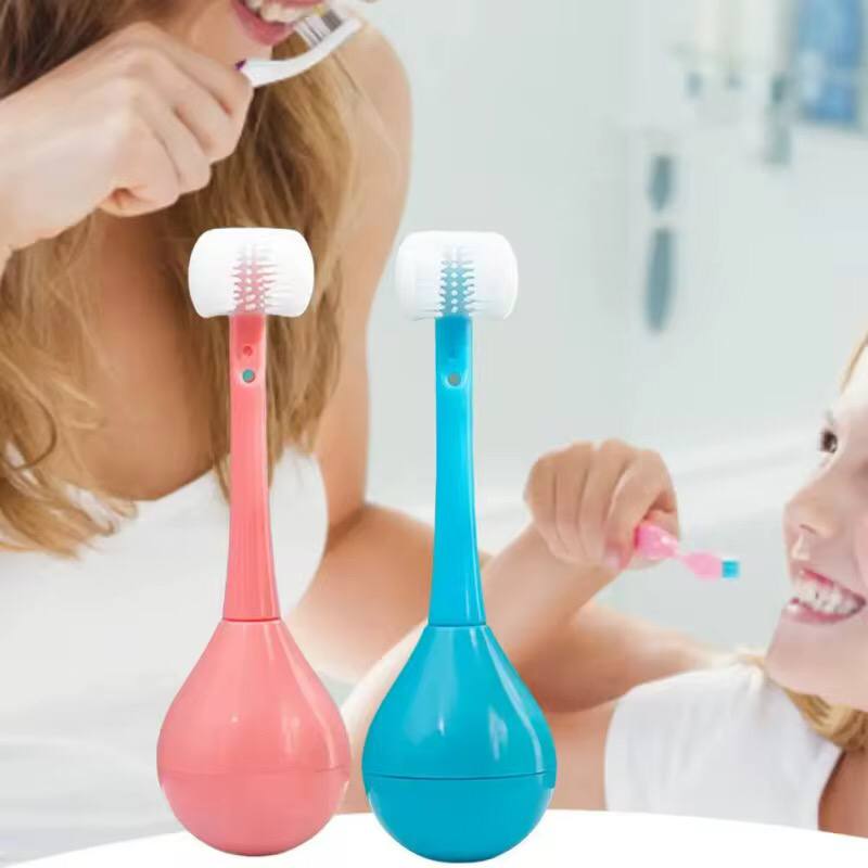 LOVELY THREE-SIDED KIDS TOOTHBRUSH.
