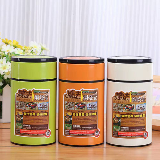 800ml vacuum stainless food flask with a foldable spoon