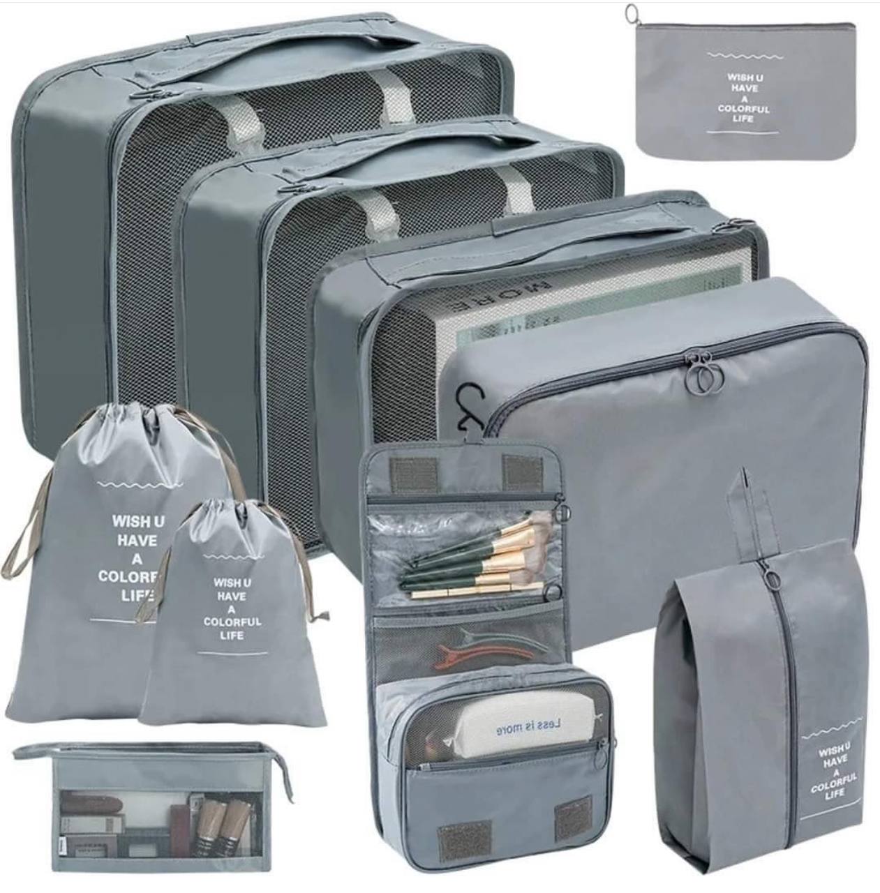 10pcs Luggage Travel Organizers For suitcase 