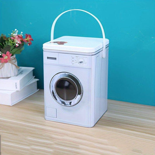Washing machine themed powder/laundry detergent  storage container - 