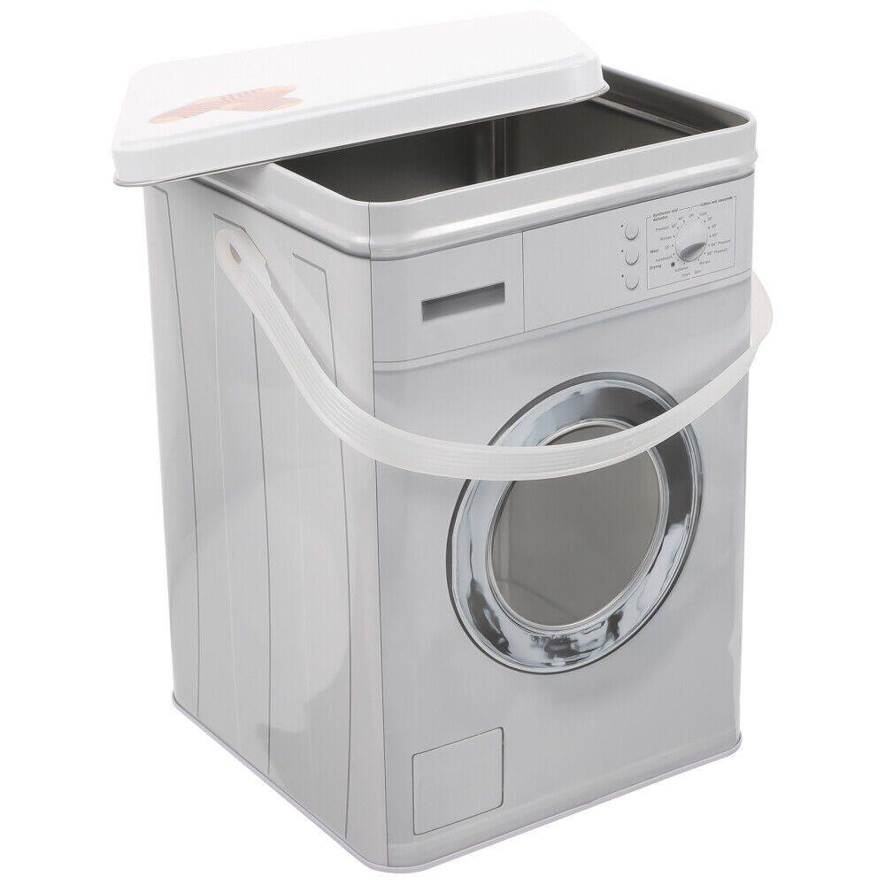Washing machine themed powder/laundry detergent  storage container - 