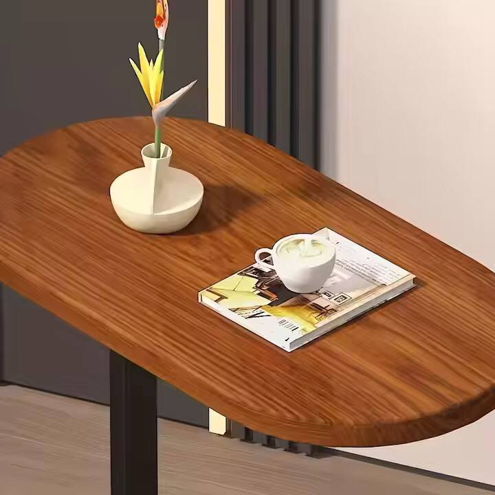 6 Ceramic Appetizer Serving Bowls with Bambo turning Tray.