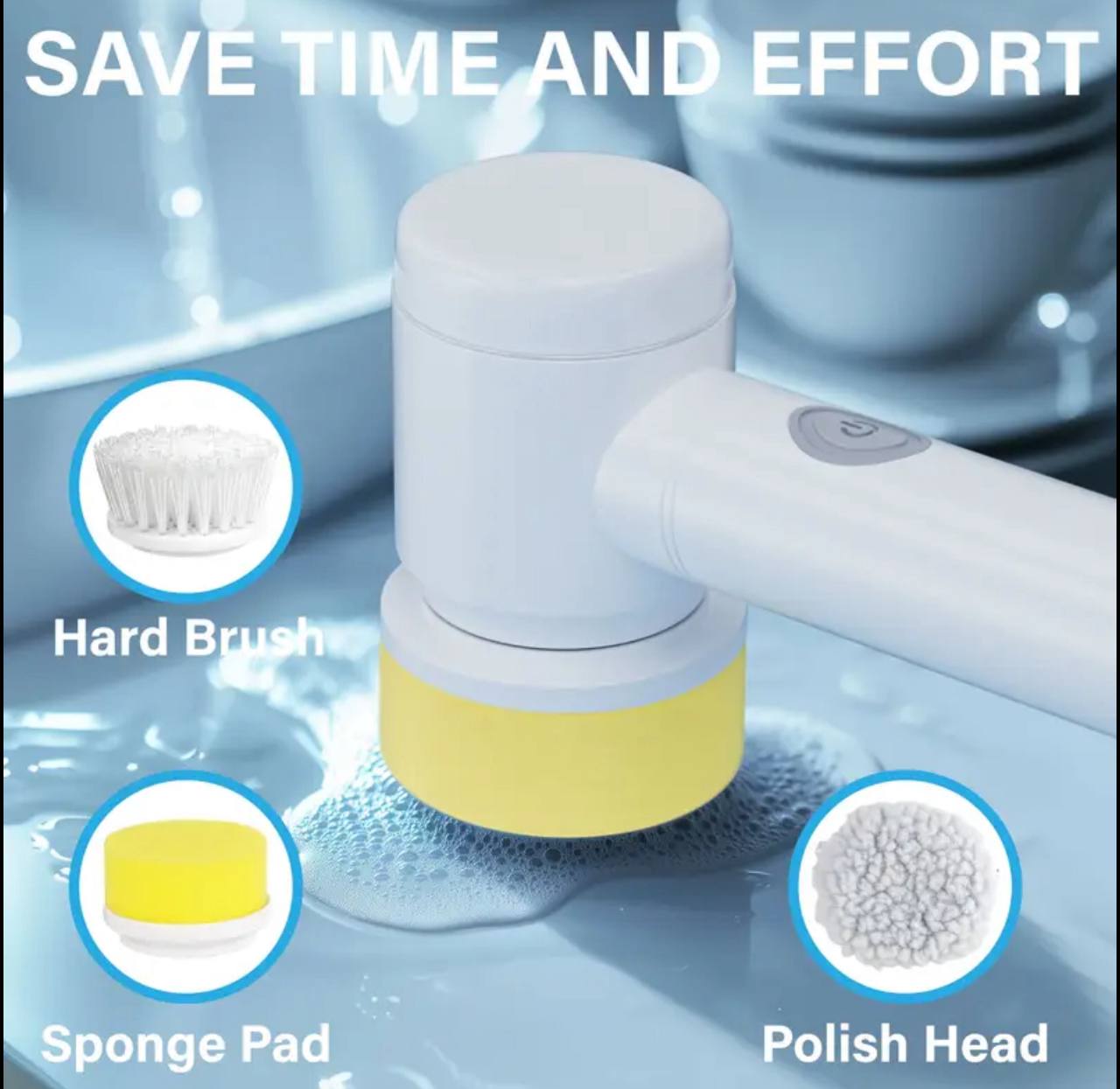 Rechargeable cordless 5 in 1 Magic cleaning brush