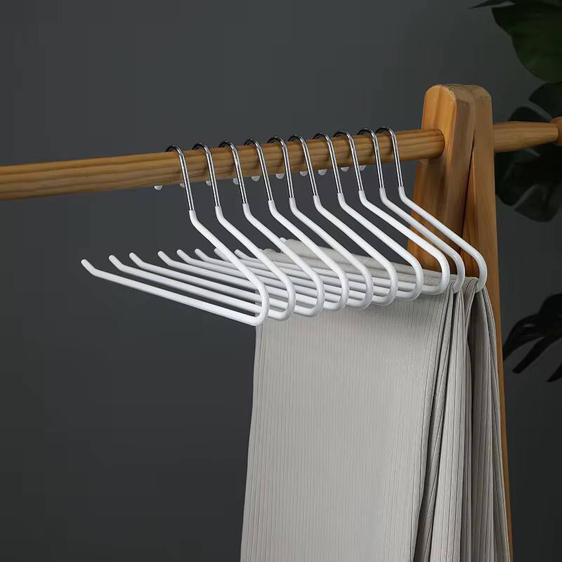 Stainless Steel Hangers for Space-Saving Pants Organization Clothes Rack