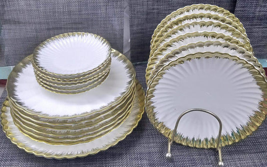 18pc Ceramic Shell Dinner Set