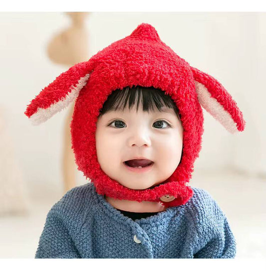 Wool Winter Children Hat Plus Fleece .