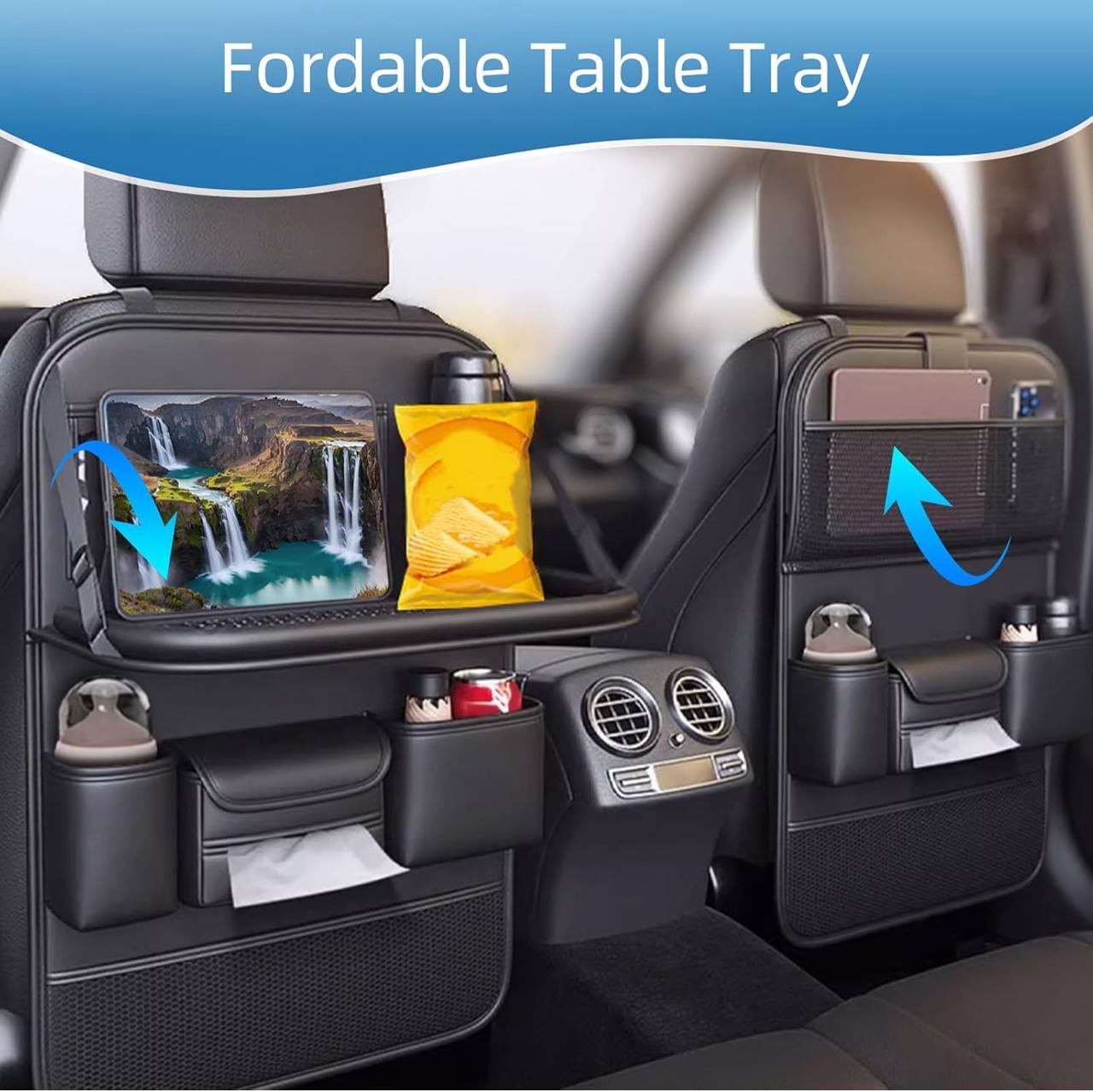 All in one Multi-Functional  car seat Back Organizer
