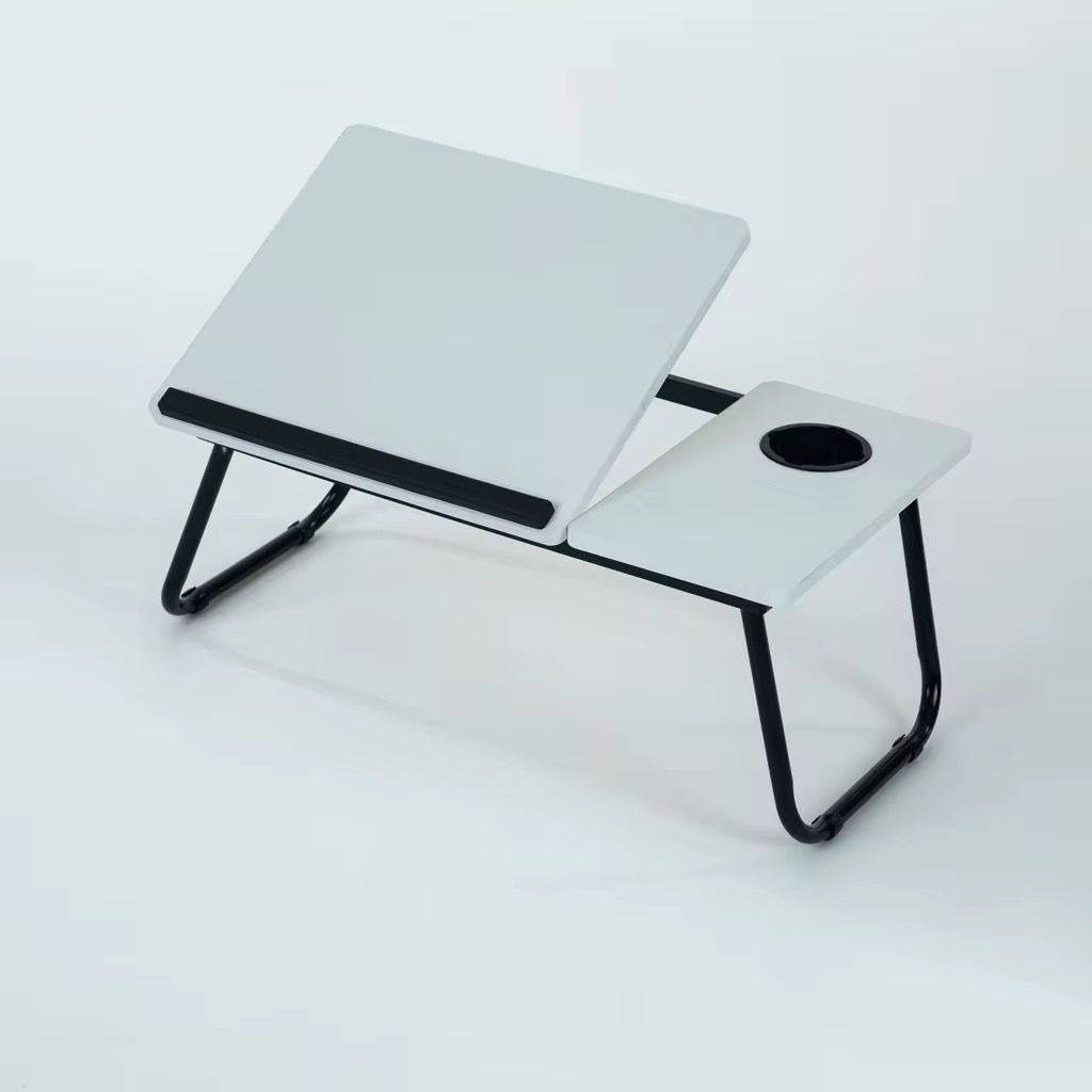 Adjustable Tilting Laptop Folding Table Stand Desk Bed Table with Foldable Legs