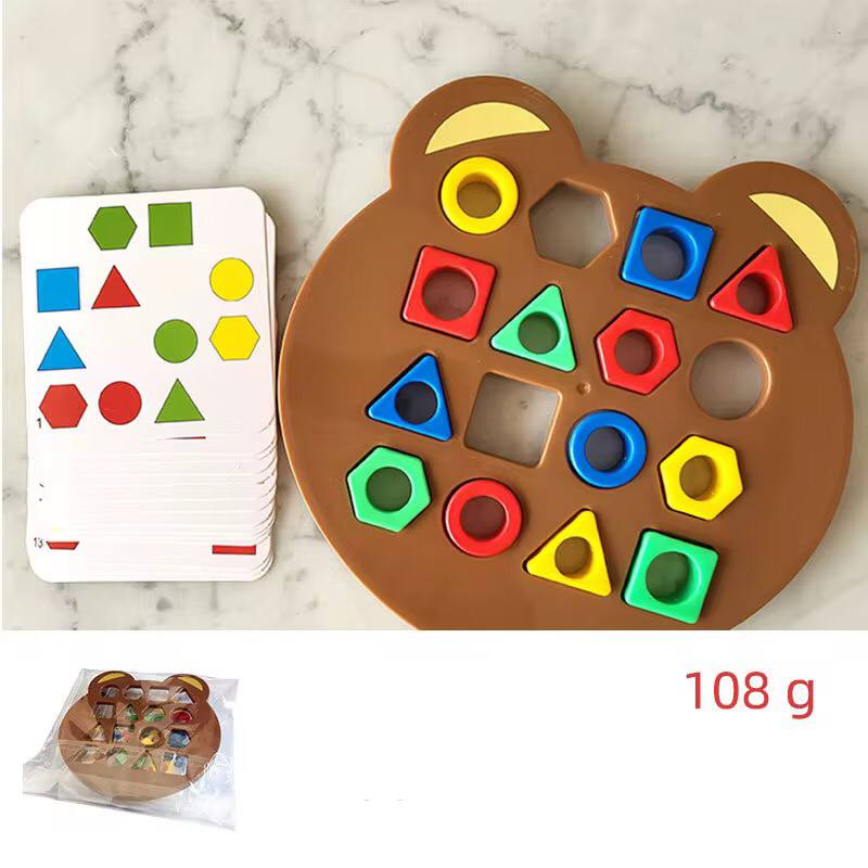 *Early Education puzzle/Shape matching Cards Game