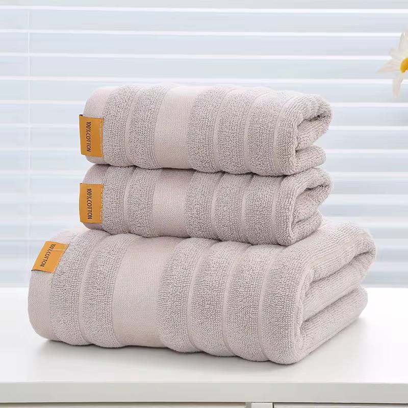 3PCS/SET COTTON BATH TOWEL