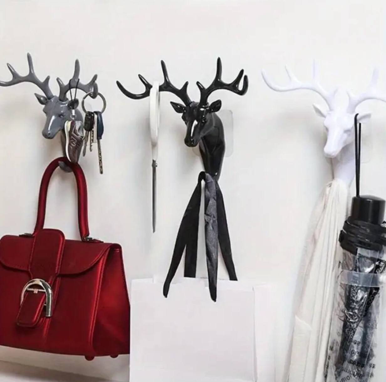 wall hanging hook vintage deer