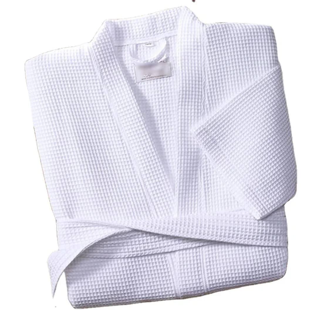 Cotton waffle bathrobes