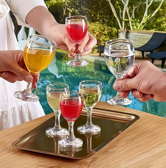 RED CHERRY WINE GLASS