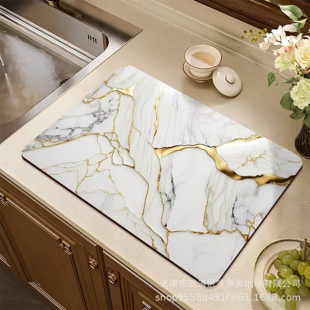 New Marble Kitchen Drain Mat