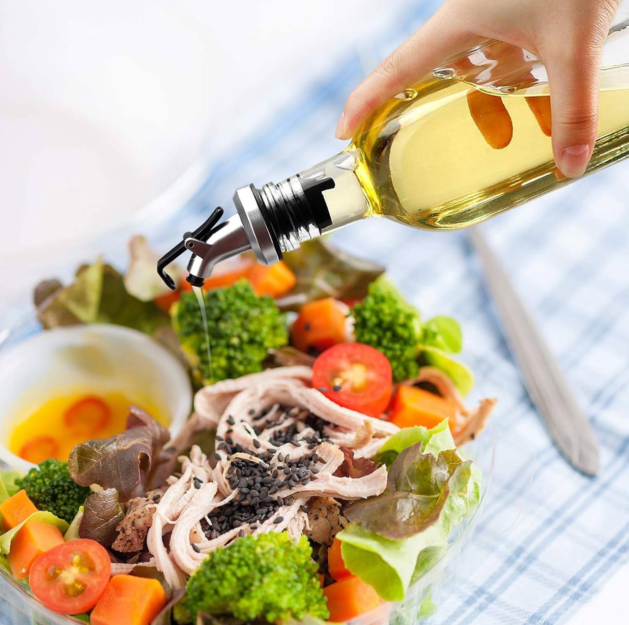 High quality  2-in-1 Glass Oil Dispenser