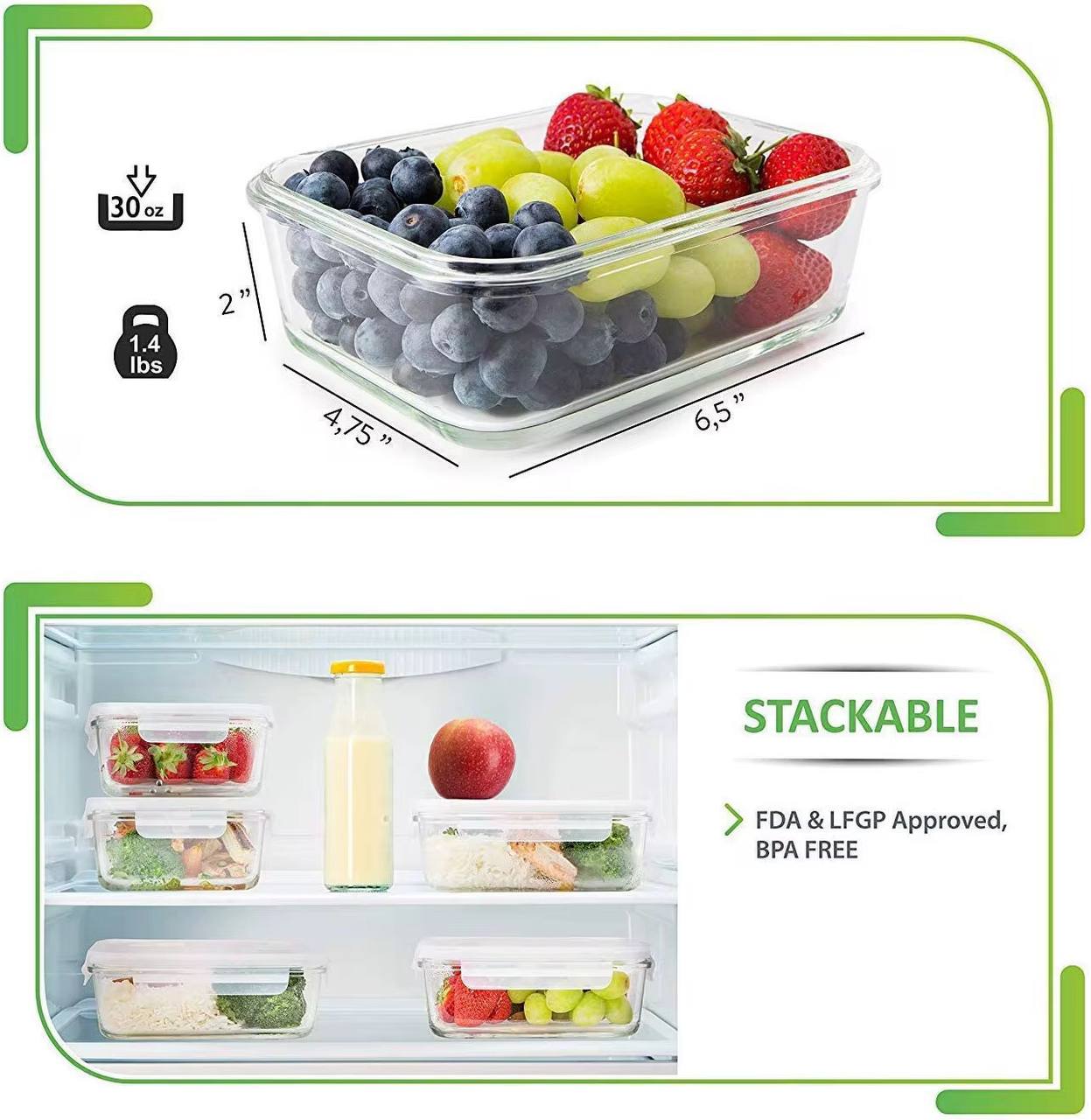 3in1 glass Preservation Bowls with air tight silicon covers (size380+520+800ml)
per set of 3