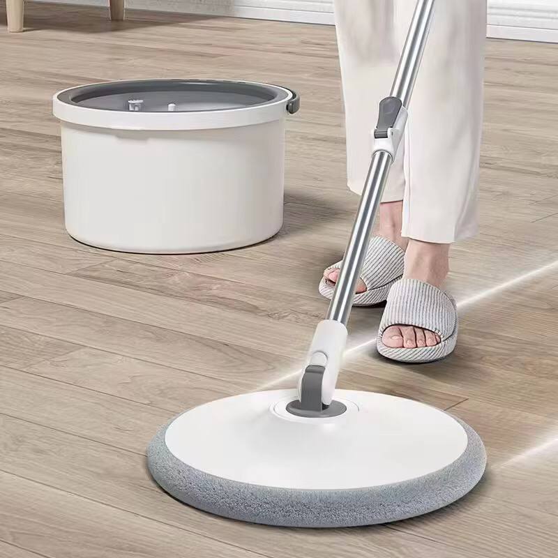 Hand-free 360degrees spin mop with bucket
