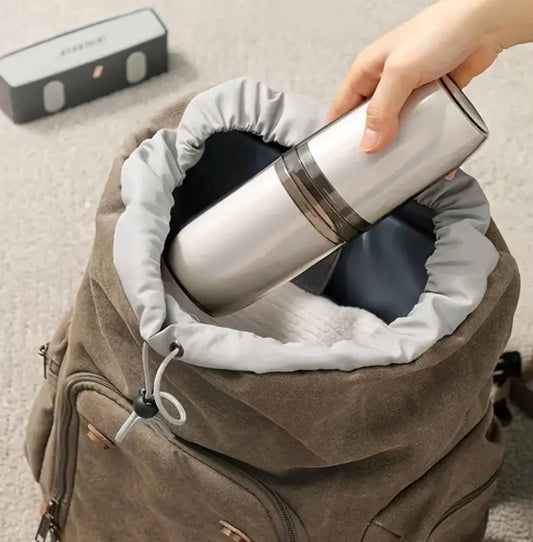 Portable transparent travel toothbrush toothpaste container