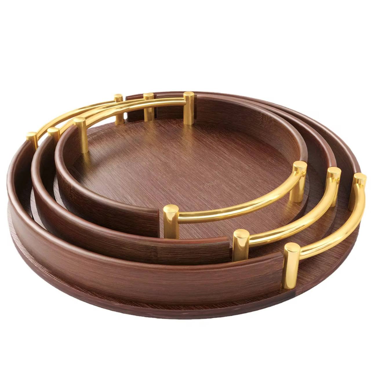 Multi-functional Bamboo Food serving Trays for Household use/Decor..