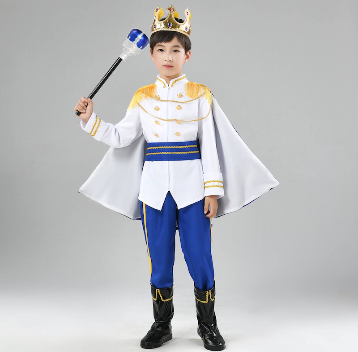 Professional Children's  king cosplay costume