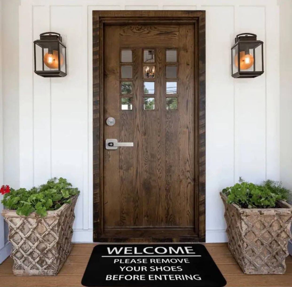 Themed message entryway door mats