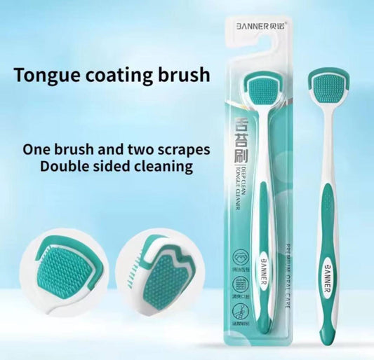 Silicone tongue cleaner
A pair