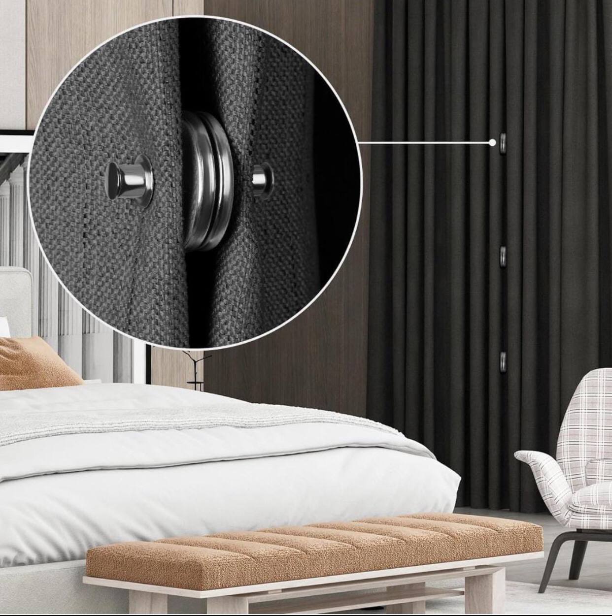 SUN-BEET Curtain Magnets Closure