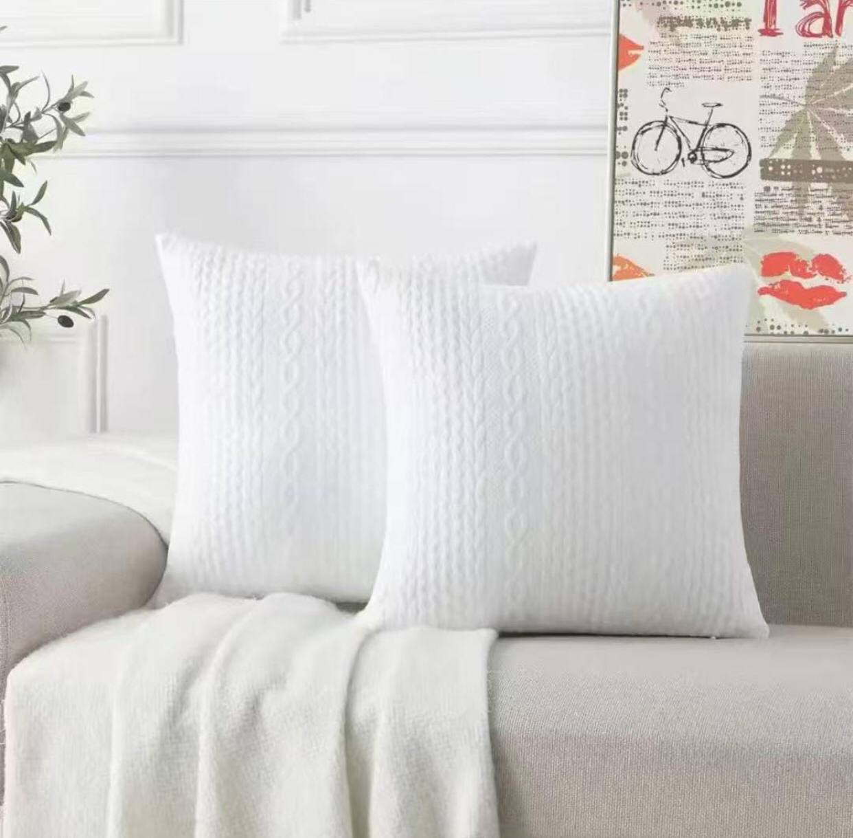 Abstract  decorative throw pillow covers
