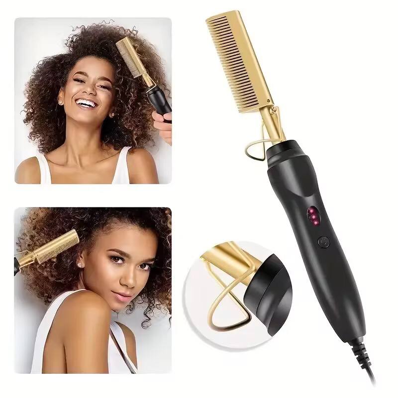 Electric hot comb