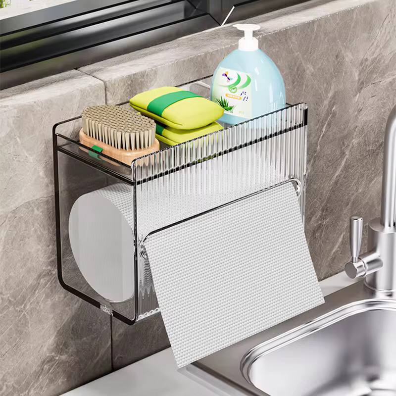 Toilet Tissue Box Plastics Toilet Paper Box Wall Mounted Paper Drawer