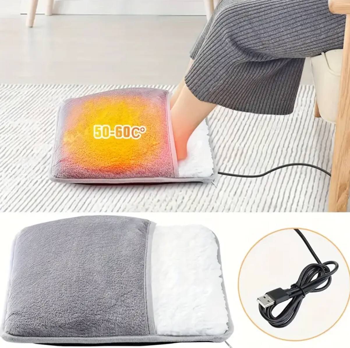 Electric USB feet warmer pocket
