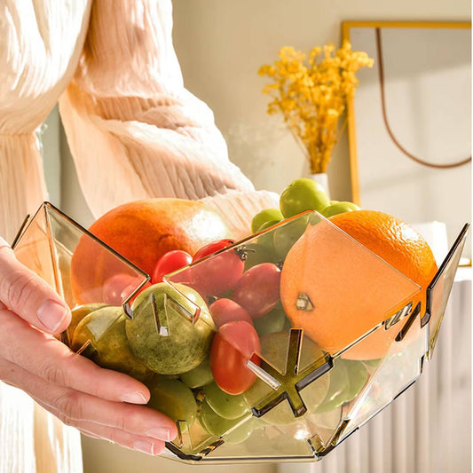 Household Fruit Plate Stylish Design Clearly Visible Multi-functional Fruit Plate