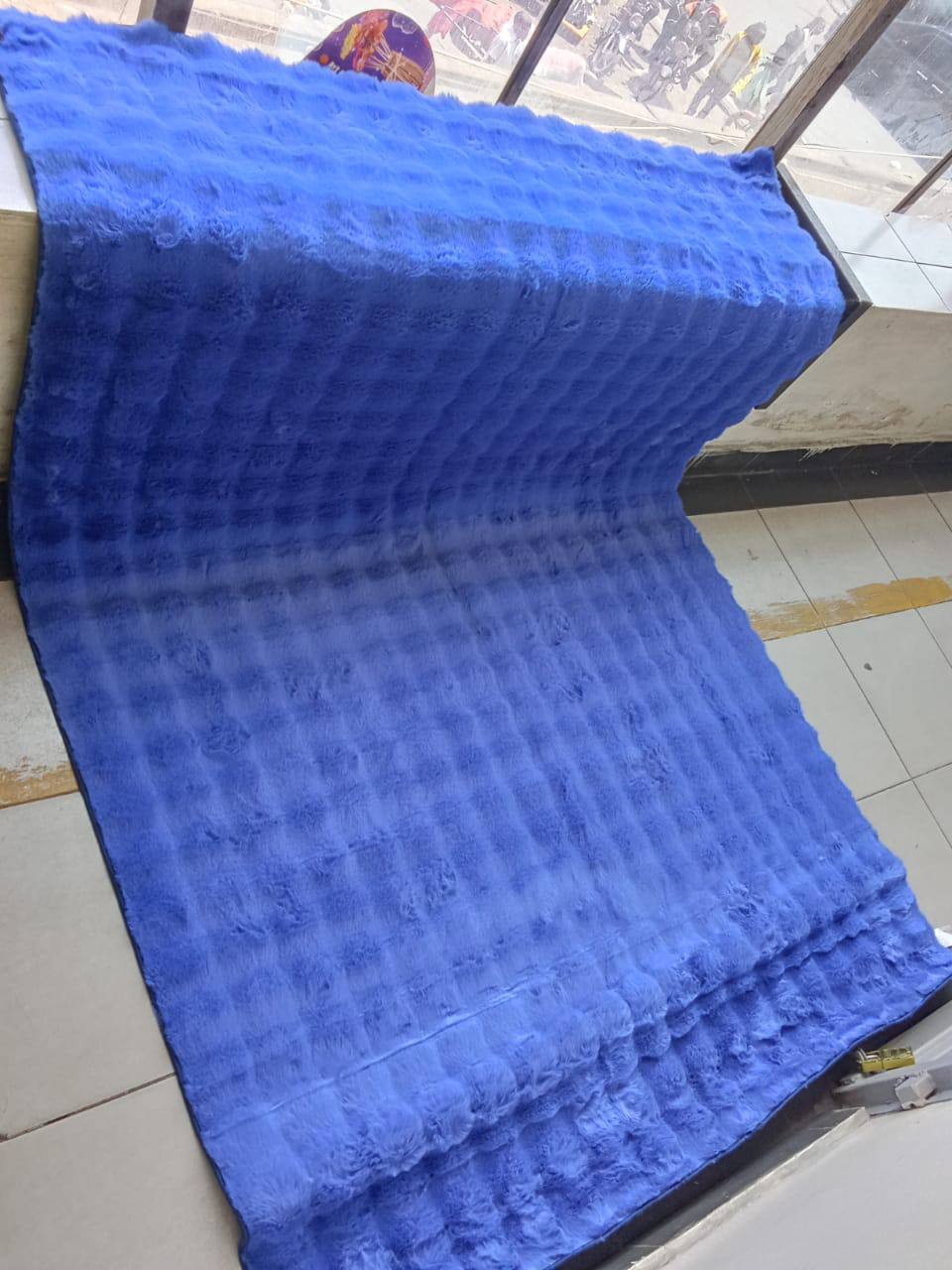 Ashler Rabbit Fur soft carpet size 5*8