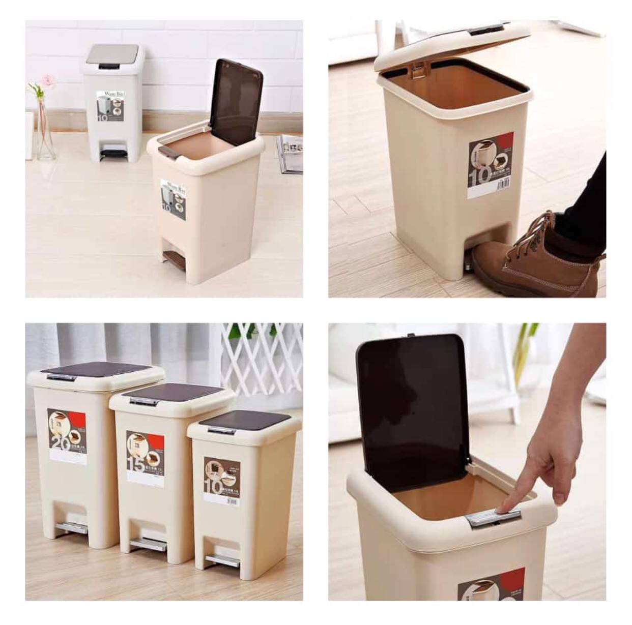 Push & Pedal DustBins