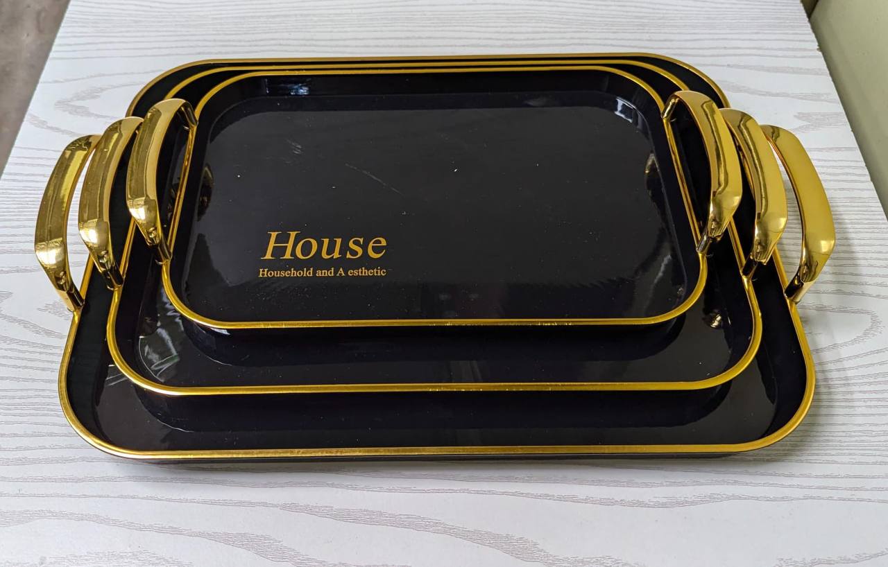 3pcs Nodic luxury serving tray